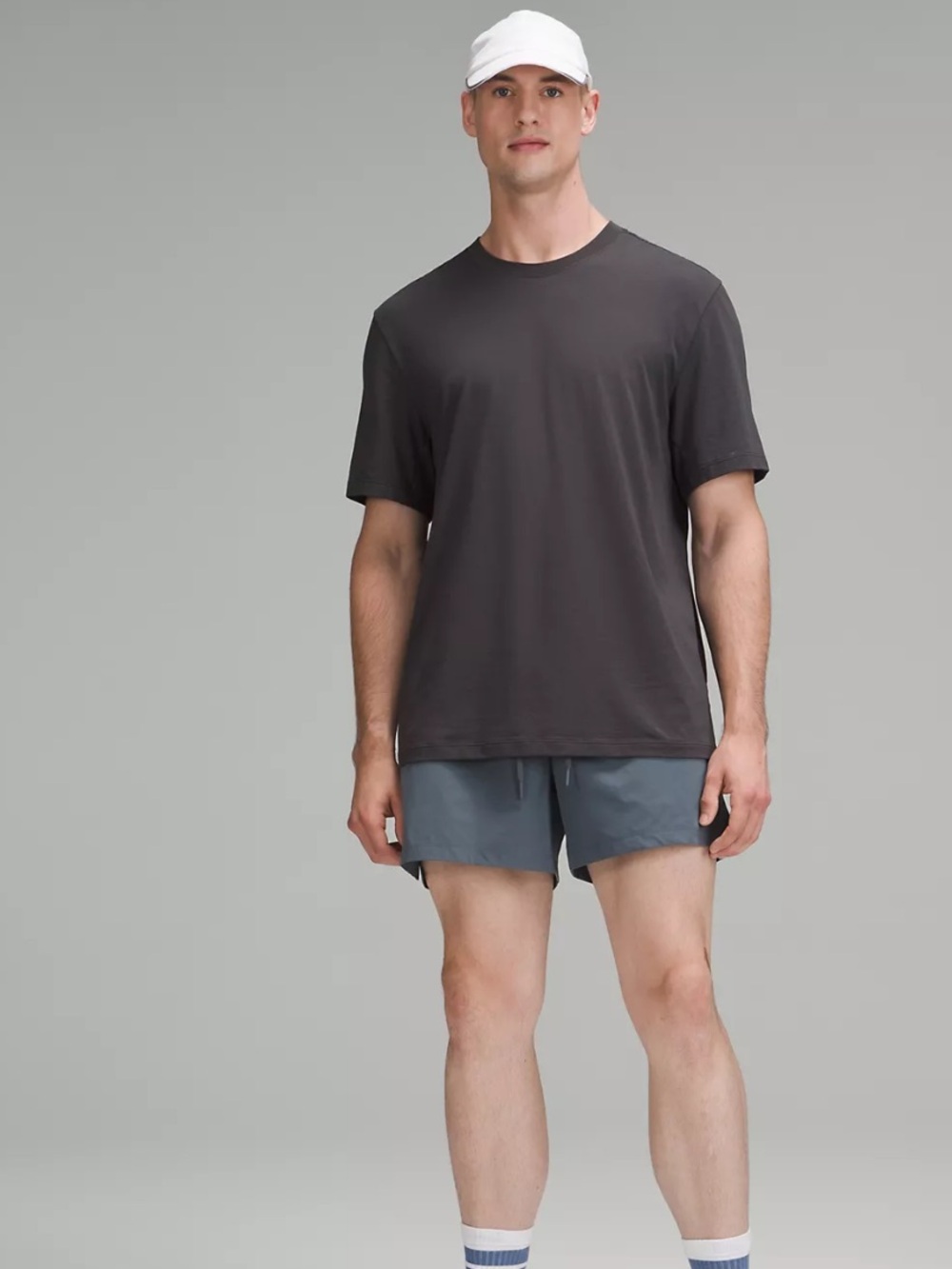 lululemon athletica Black/Charcoal Athletic Shorts